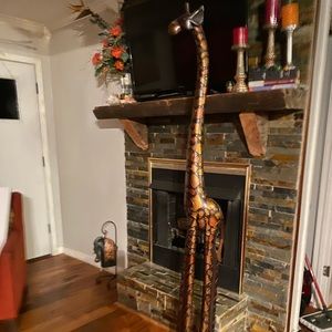 Pier one 70 inch Giraffe; like new